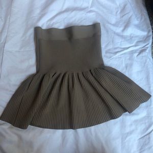 Taupe bcbg stretch skirt